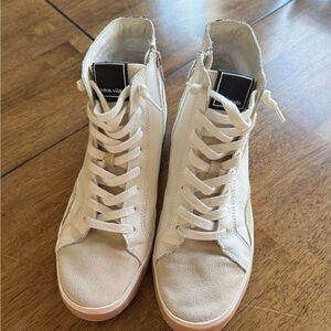 Dolce Vita Women's Off-White High-Top Sneakers